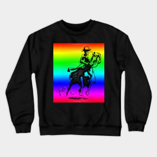 Western Era - Cowboy on Horseback 1 Crewneck Sweatshirt